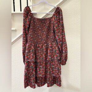 BTFBM Floral Ruffle Dress
